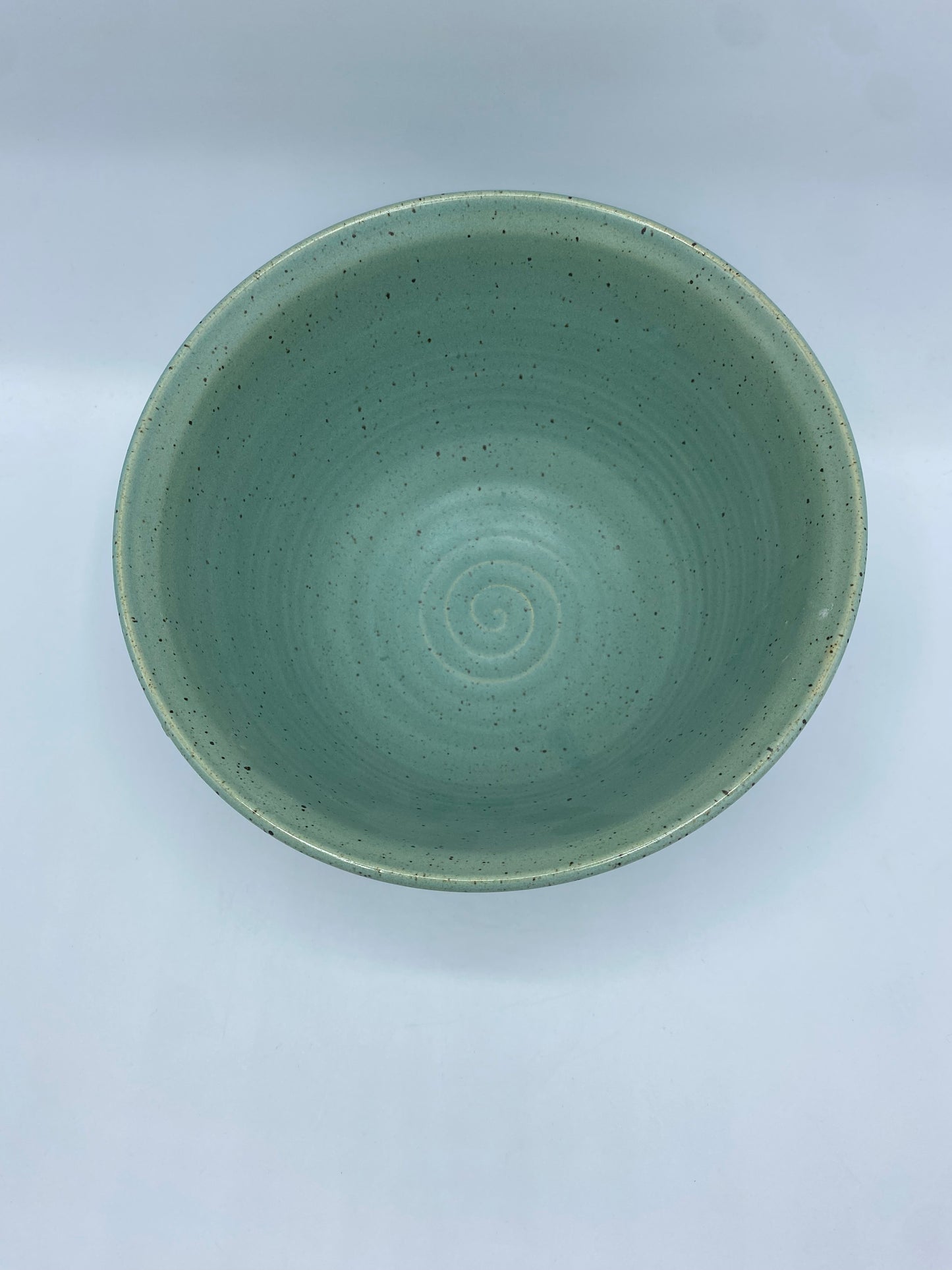Turquoise Rain Serving Bowl