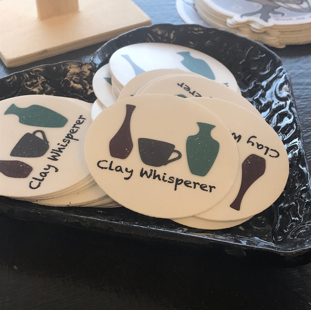 Clay Whisperer Sticker